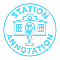 station annotation logo glow